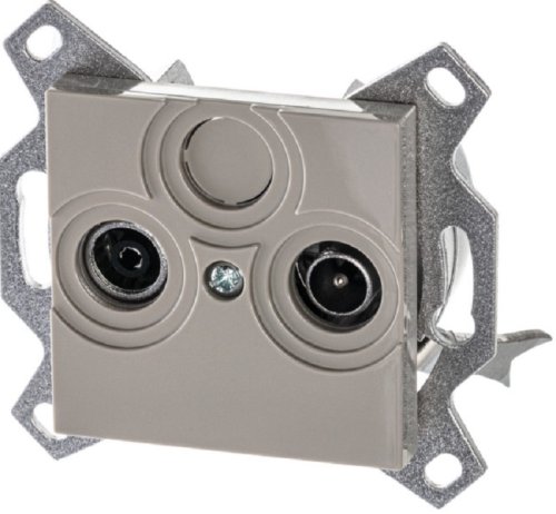 Розетка TV+R Оконечная без рамки ABB EPJ Levit 1-м. кофе макиато картинка